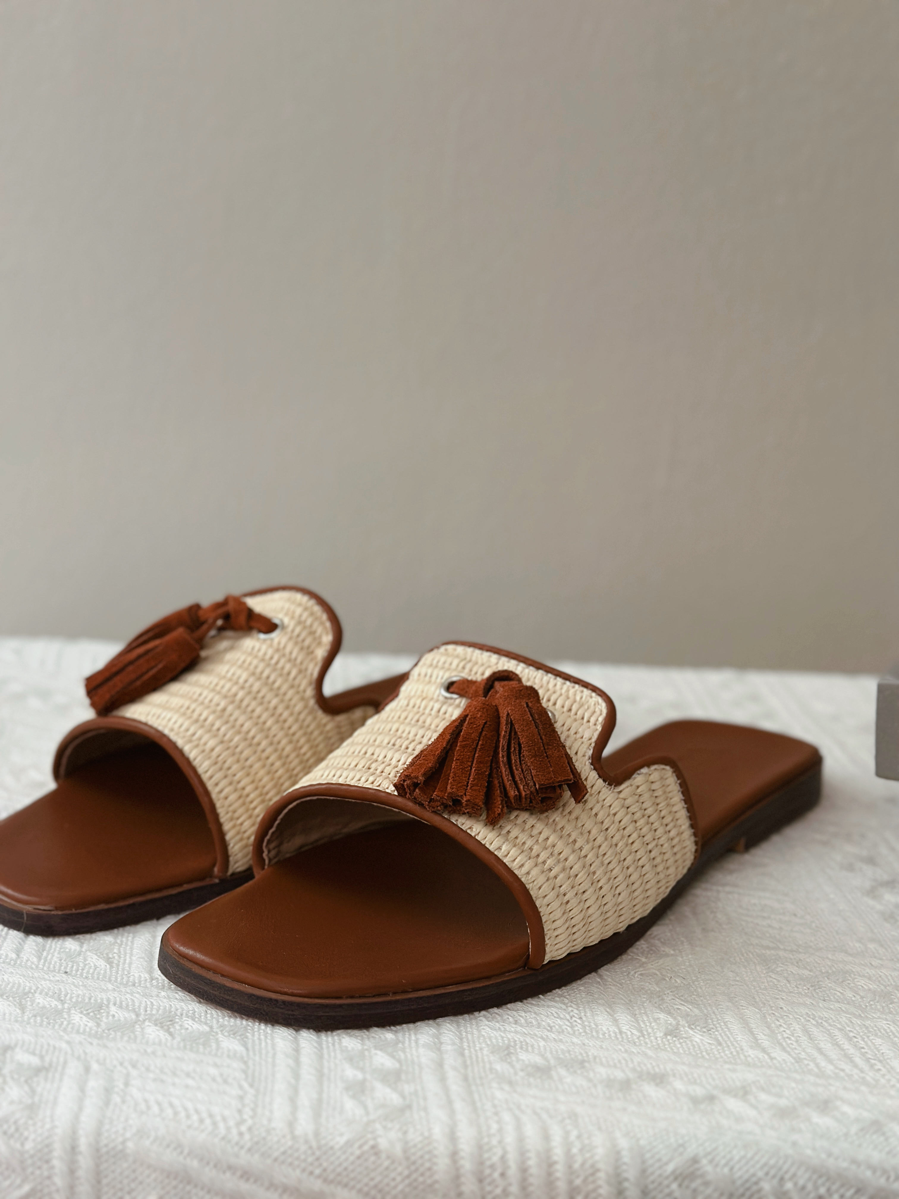 Ciene Woven Sandals Brown - SH085BRO