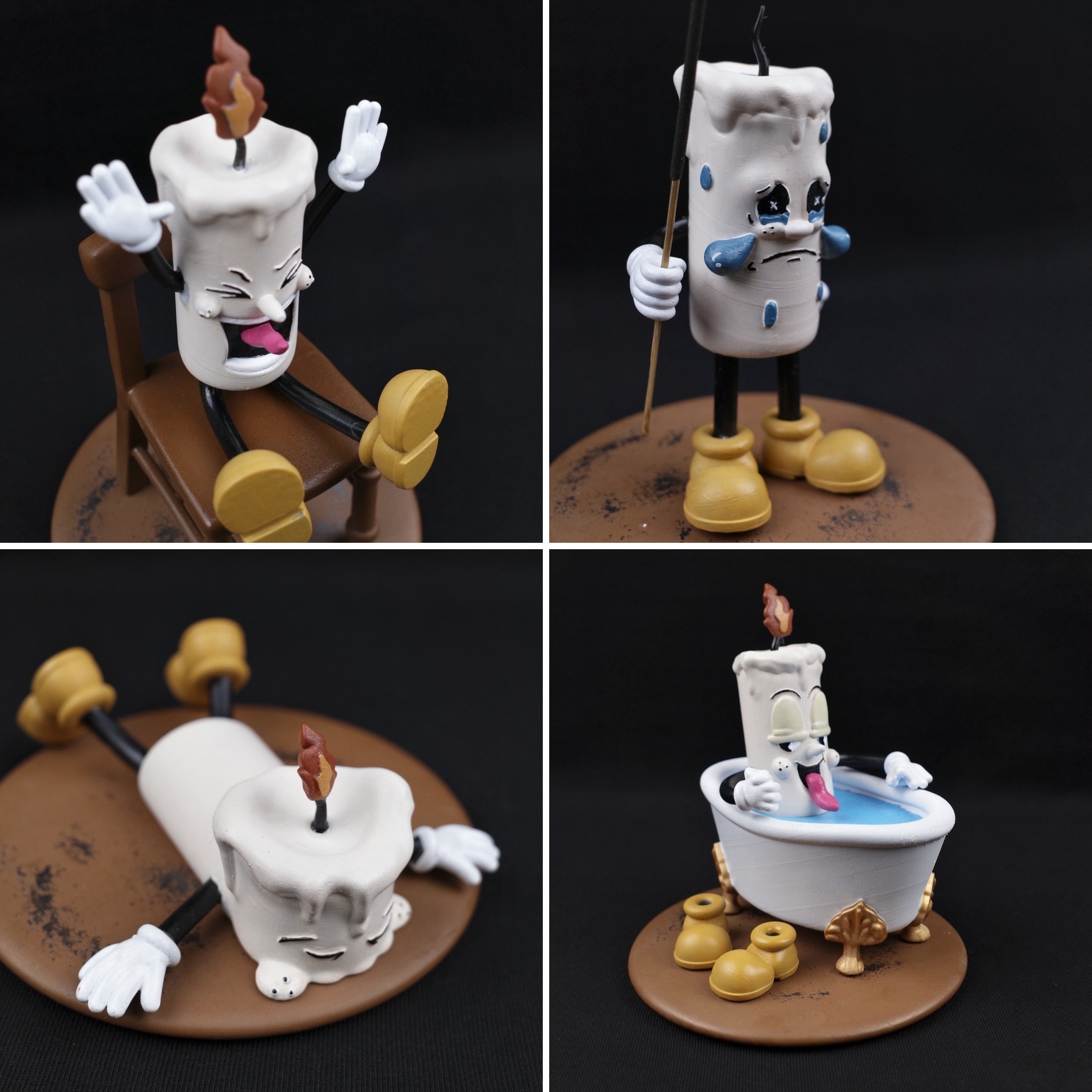 WORKWORK "下班日常系列"  3D列印 公仔