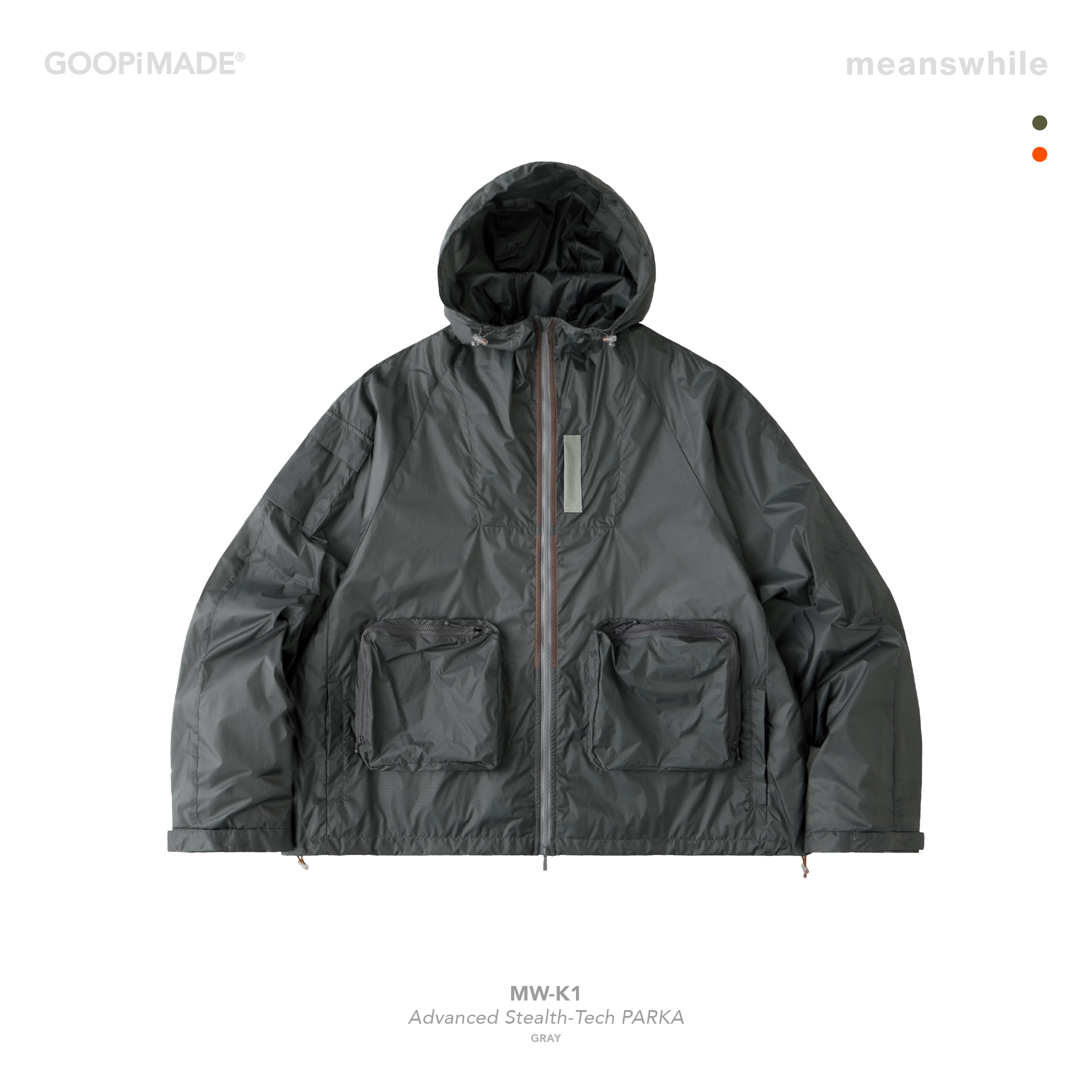GOOPiMADE “MW-K1” Advanced Stealth-Tech PARKA - Gray