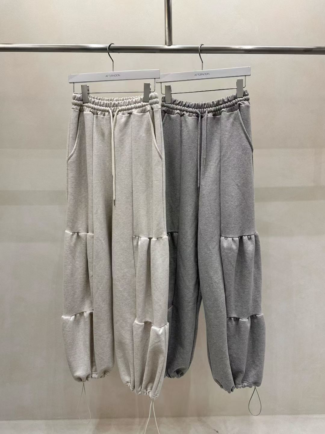 AF5029 全橡筋蛋糕束脚休閑褲