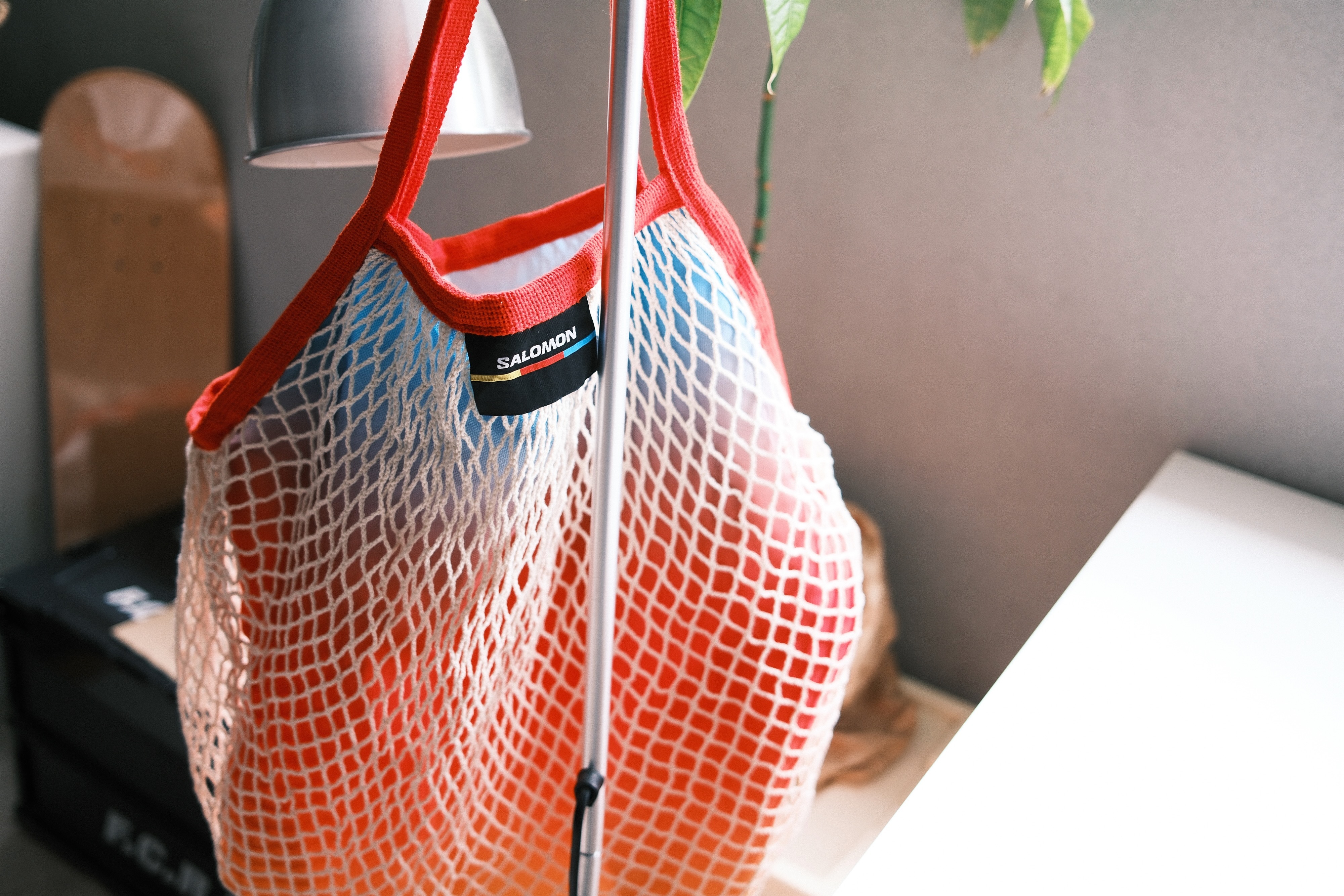 Salomon 漸層網袋包 旗艦店限定 mesh tote bag