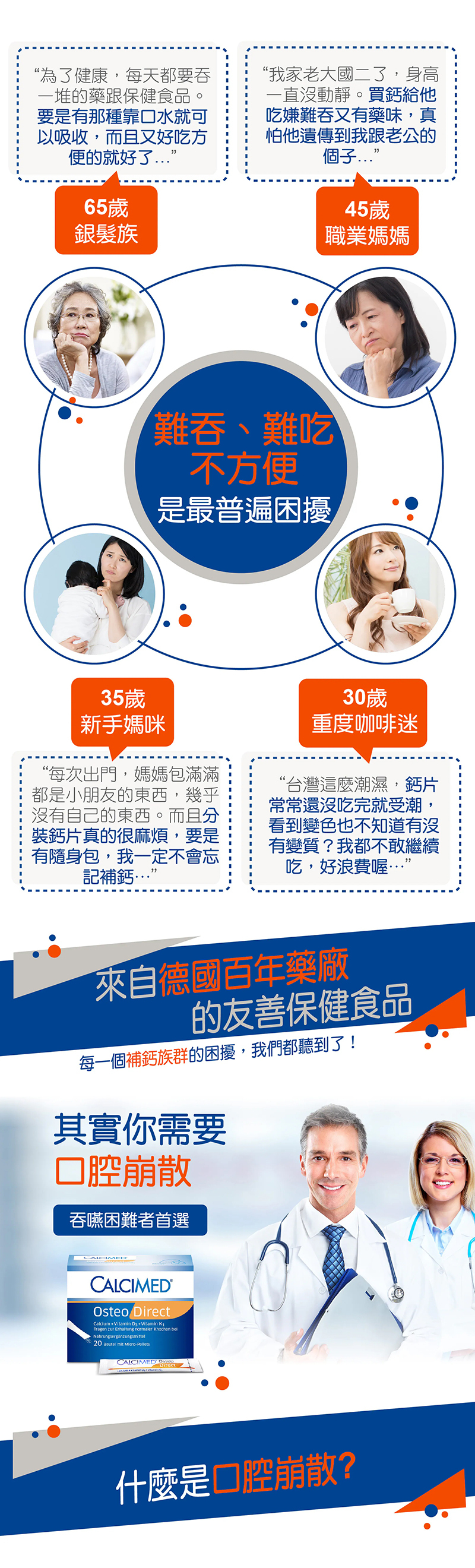 HERMES，鈣溶易口腔崩散微粒