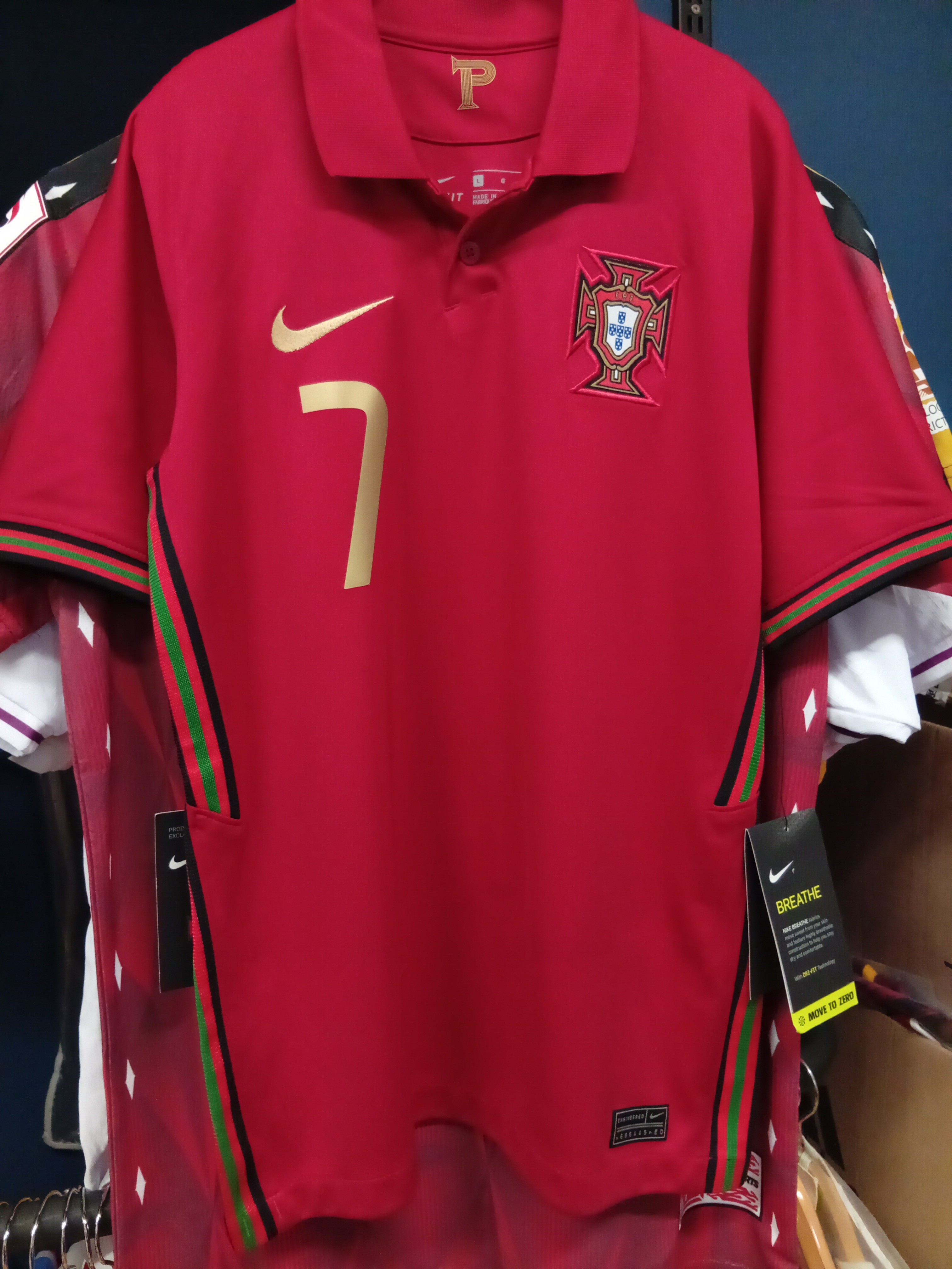 20-22葡萄牙國家隊C朗拿度童裝球衣