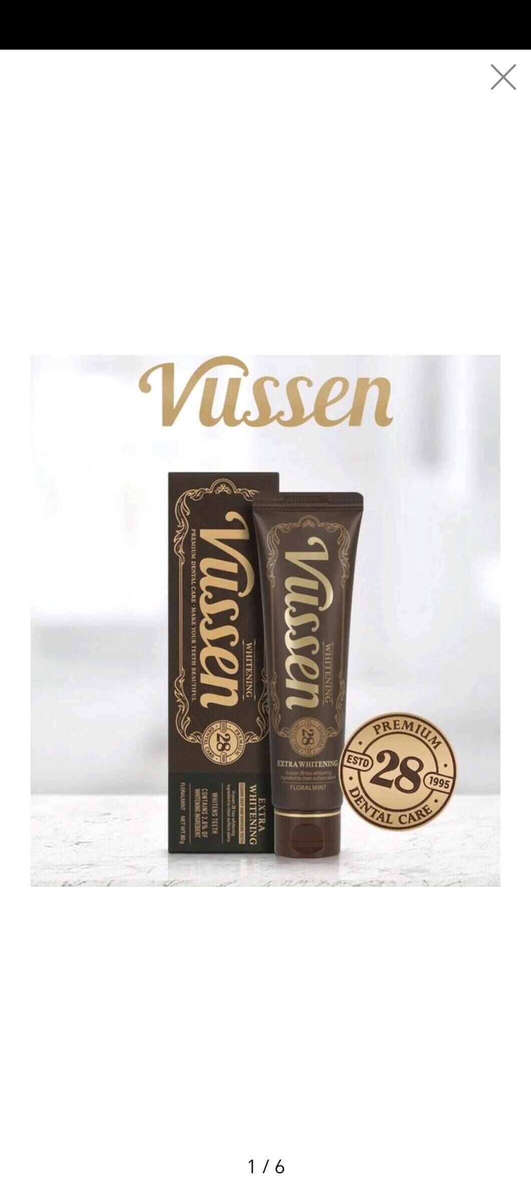 Vussen HP28 Extra Whitening Toothpaste美白牙