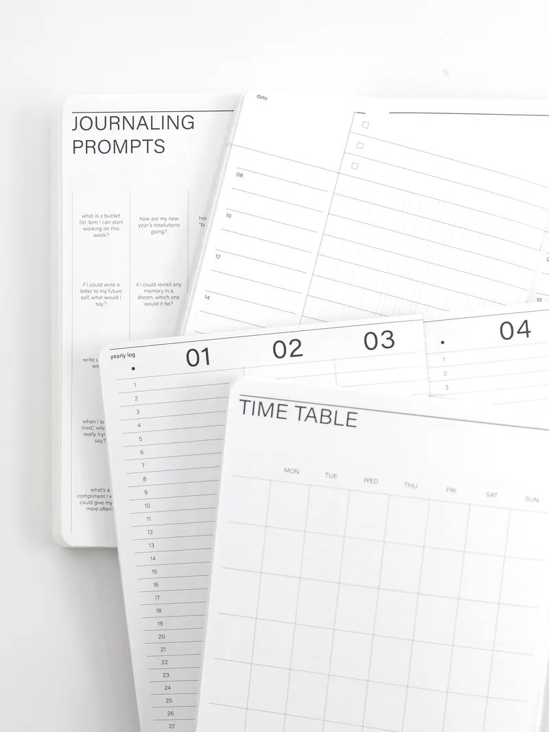 orlo.｜undated daily planner・無時效日計劃本（含書套）