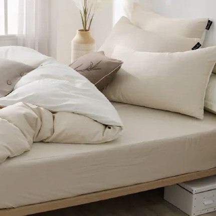 300織長絨棉兩用被 | 奶茶 x 奶油黃