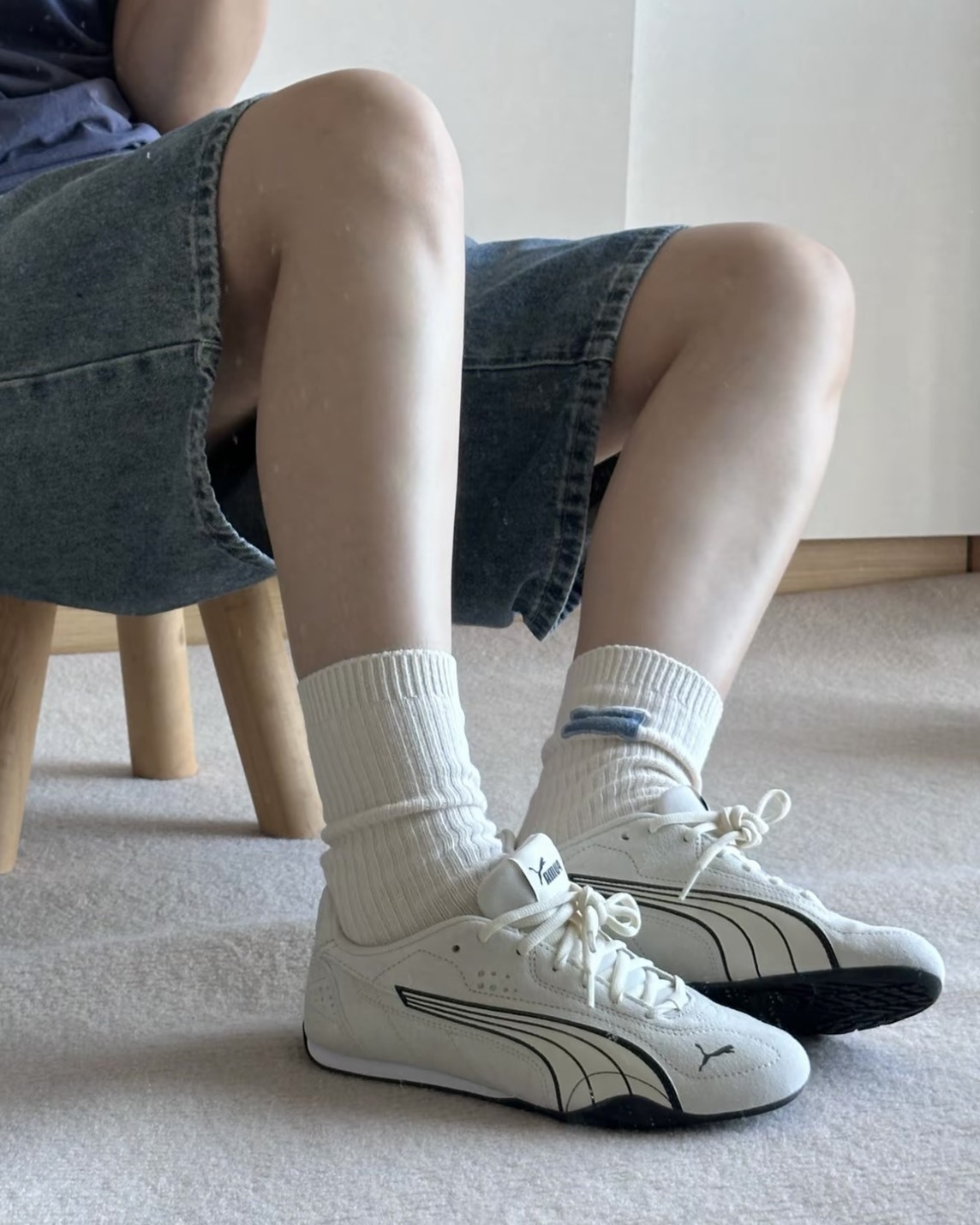 PUMA CATCH SD 米白