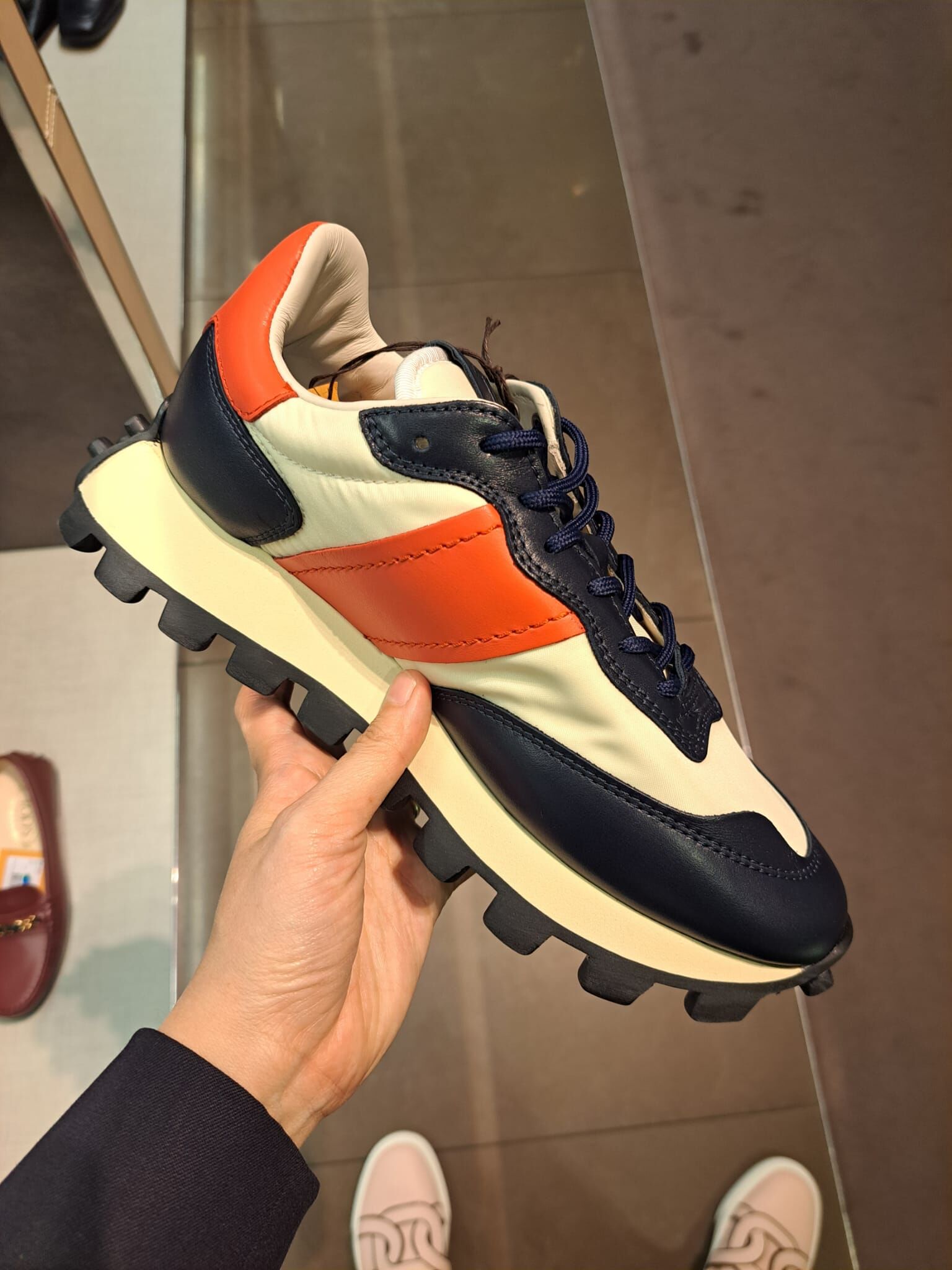 Tod's Tabs sneakers black and orange  XXW25