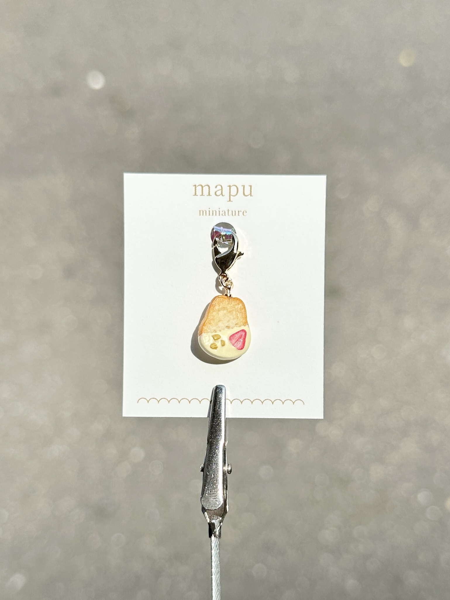 [mapu] 兔子巧克力脆餅乾吊飾 | 原味 | NO.1