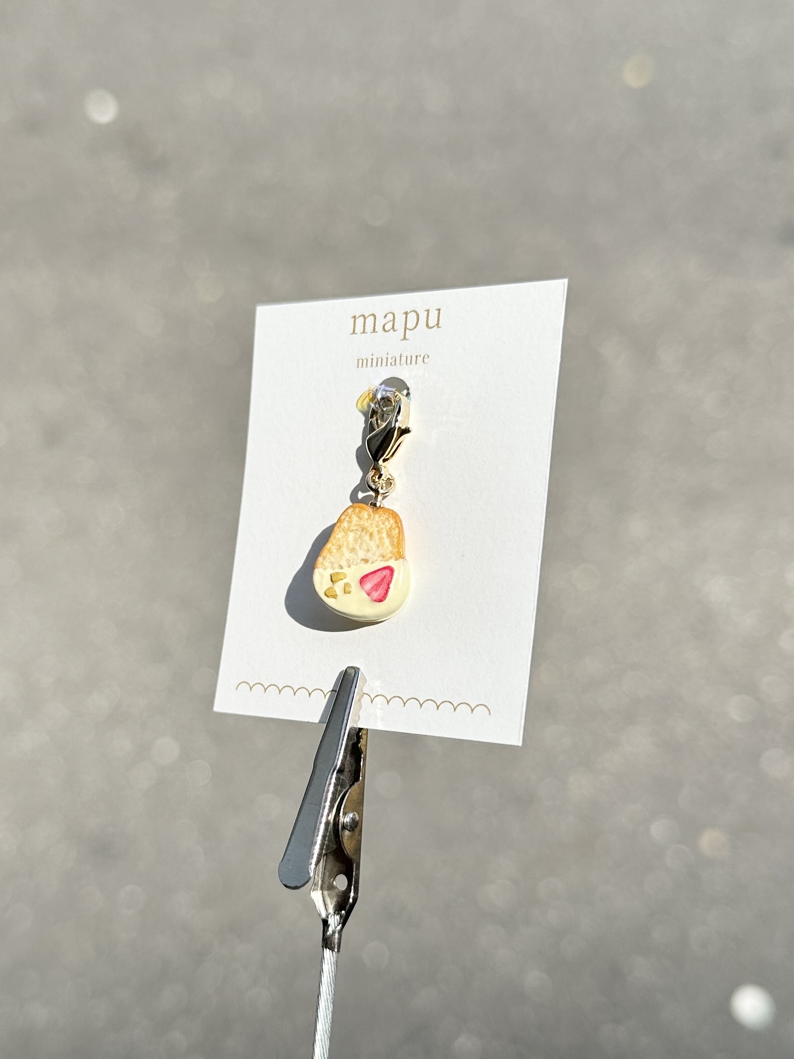 [mapu] 兔子巧克力脆餅乾吊飾 | 原味 | NO.1