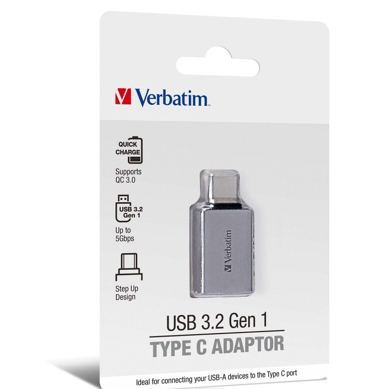 Verbatim USB 3.2 Gen 1 Type C Adaptor 轉接器 66885