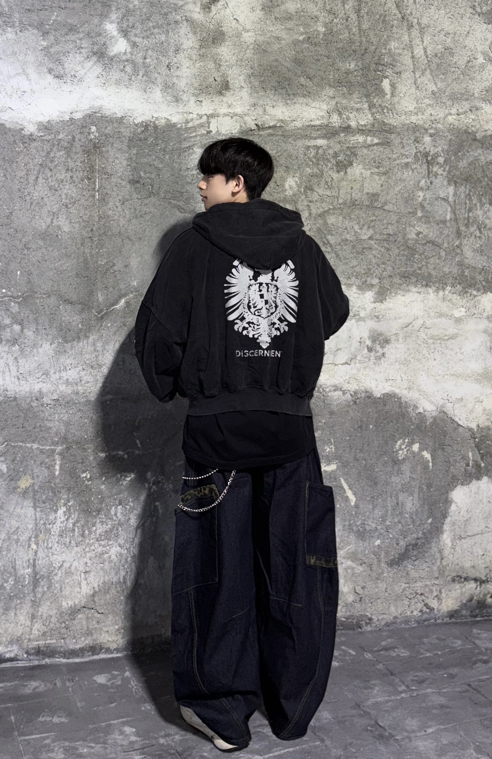 (GOAL) DCM 復古 老鷹圖騰 27 短版外套 秋冬款