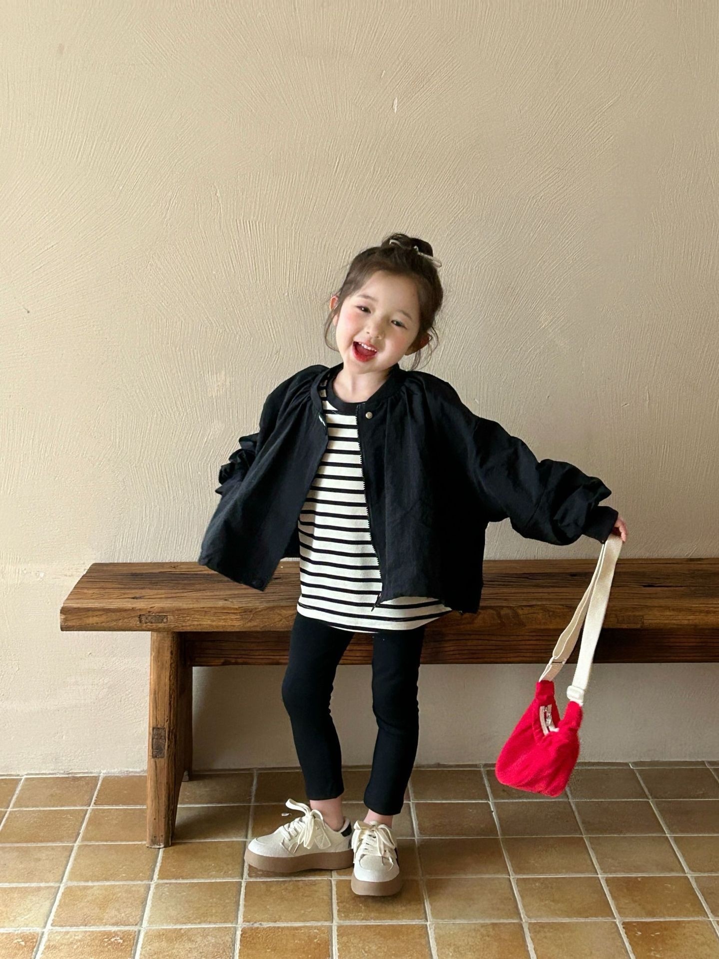 休閒拉鍊飛行防風外套