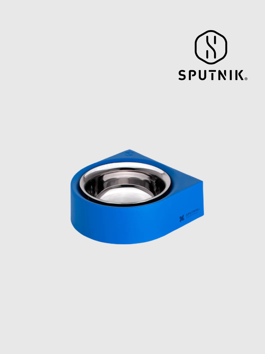 【SPUTNIK】10TH YEAR 寵物防蟻碗｜藍色