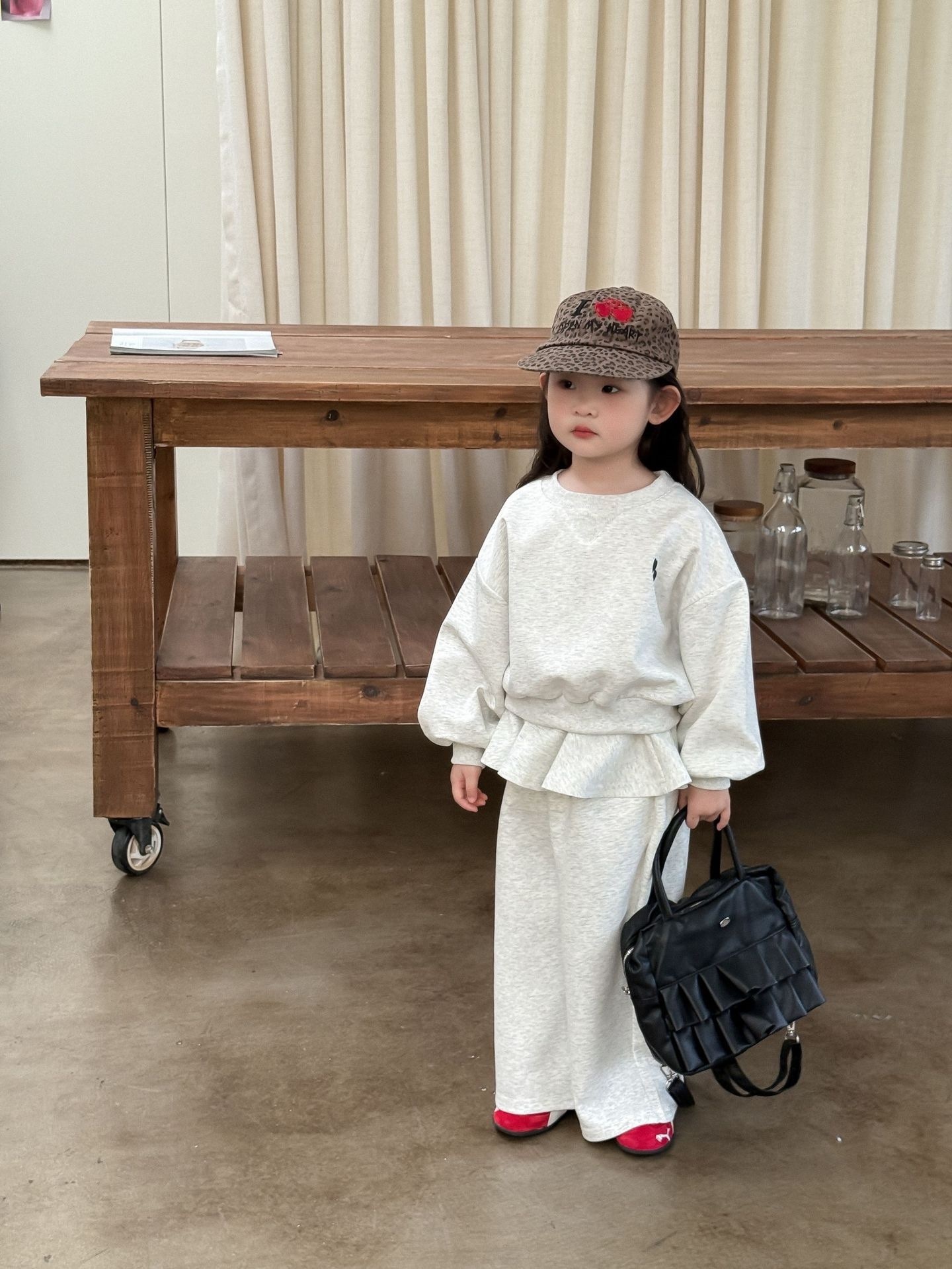 時尚愛心刺繡套裝