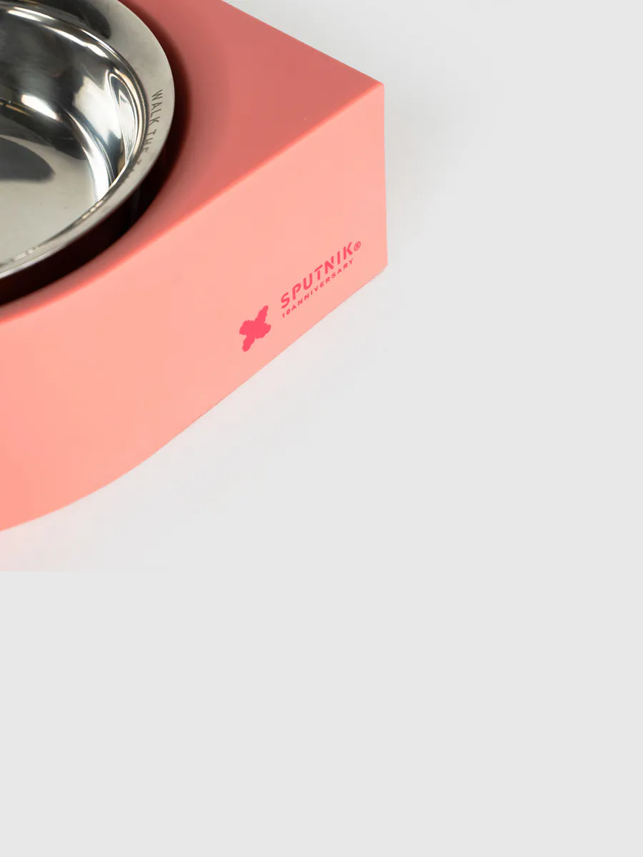 【SPUTNIK】10TH YEAR 寵物防蟻碗｜粉色