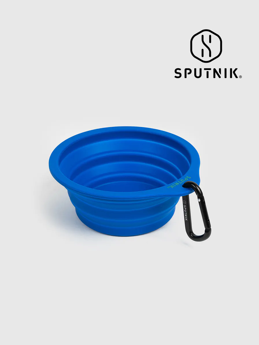 【SPUTNIK】10TH YEAR 寵物折疊碗｜藍色