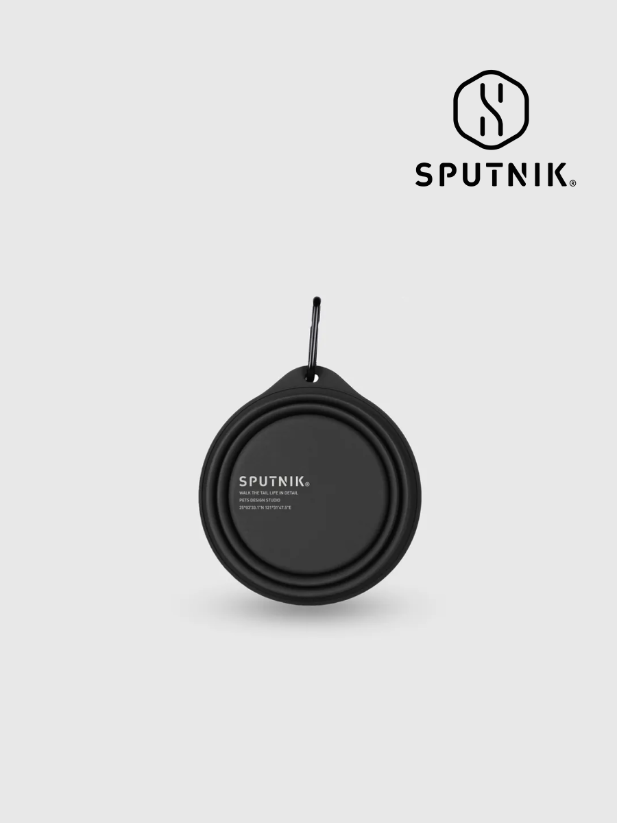 【SPUTNIK】EXPLORE 寵物折疊碗｜黑