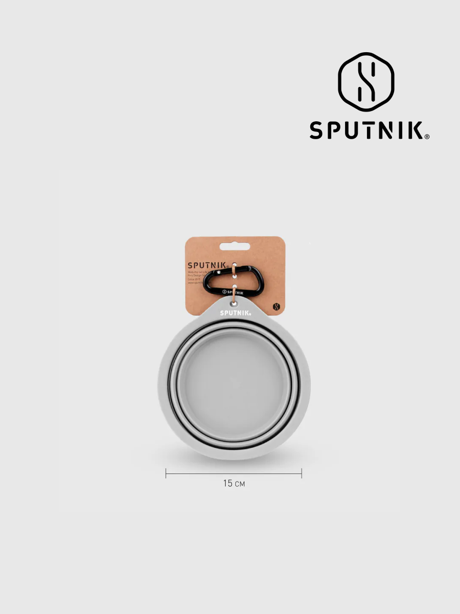 【SPUTNIK】EXPLORE 寵物折疊碗｜灰