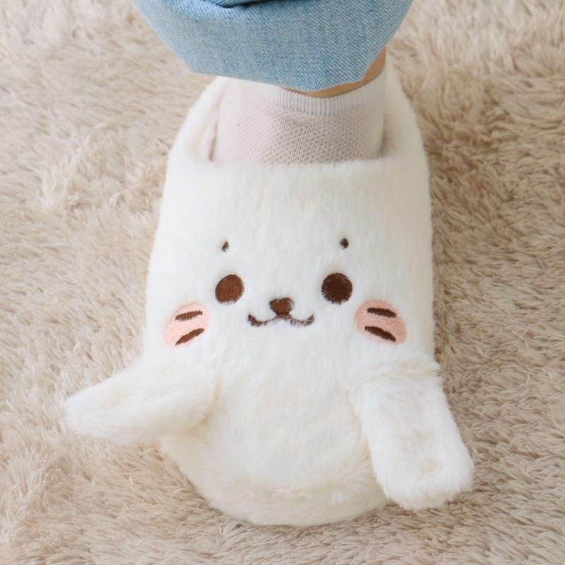 Sirotan 絨毛拖鞋 揮手小白