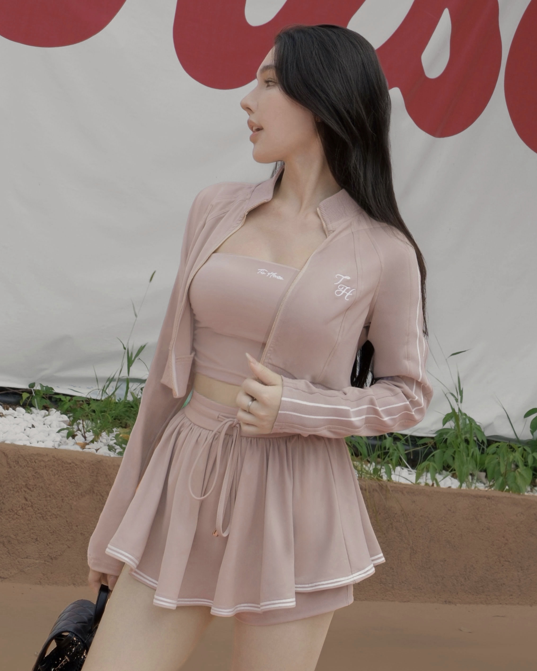 訂製-運動學院系·立領長袖合身短外套