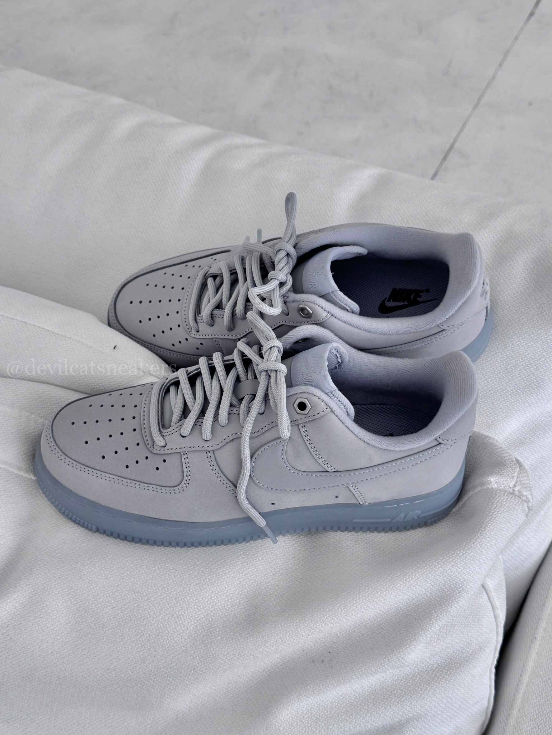 Nike Air Force 1 07' Low 狼灰 短麂皮 果凍底 CJ9179-002