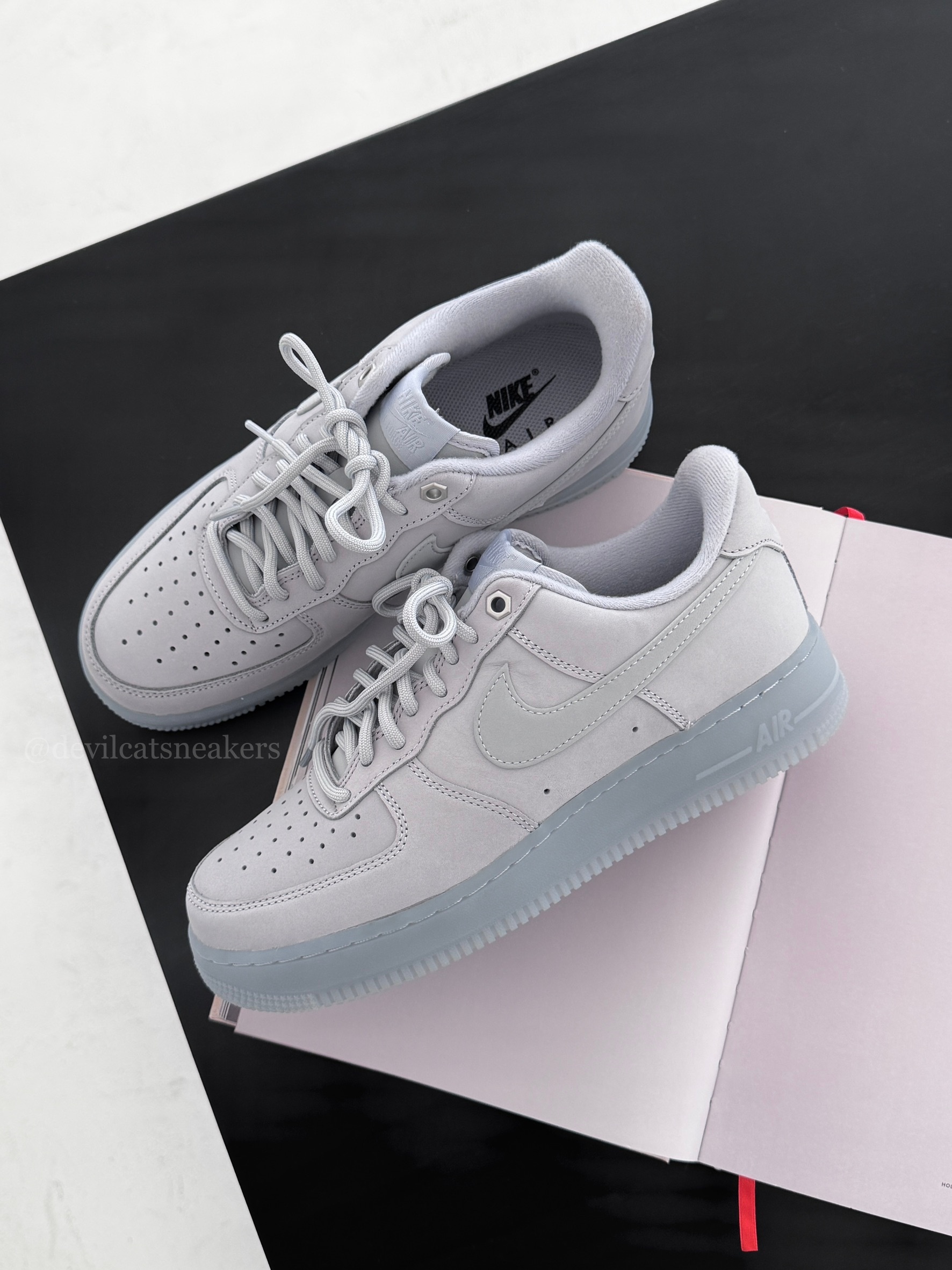 Nike Air Force 1 07' Low 狼灰 短麂皮 果凍底 CJ9179-002