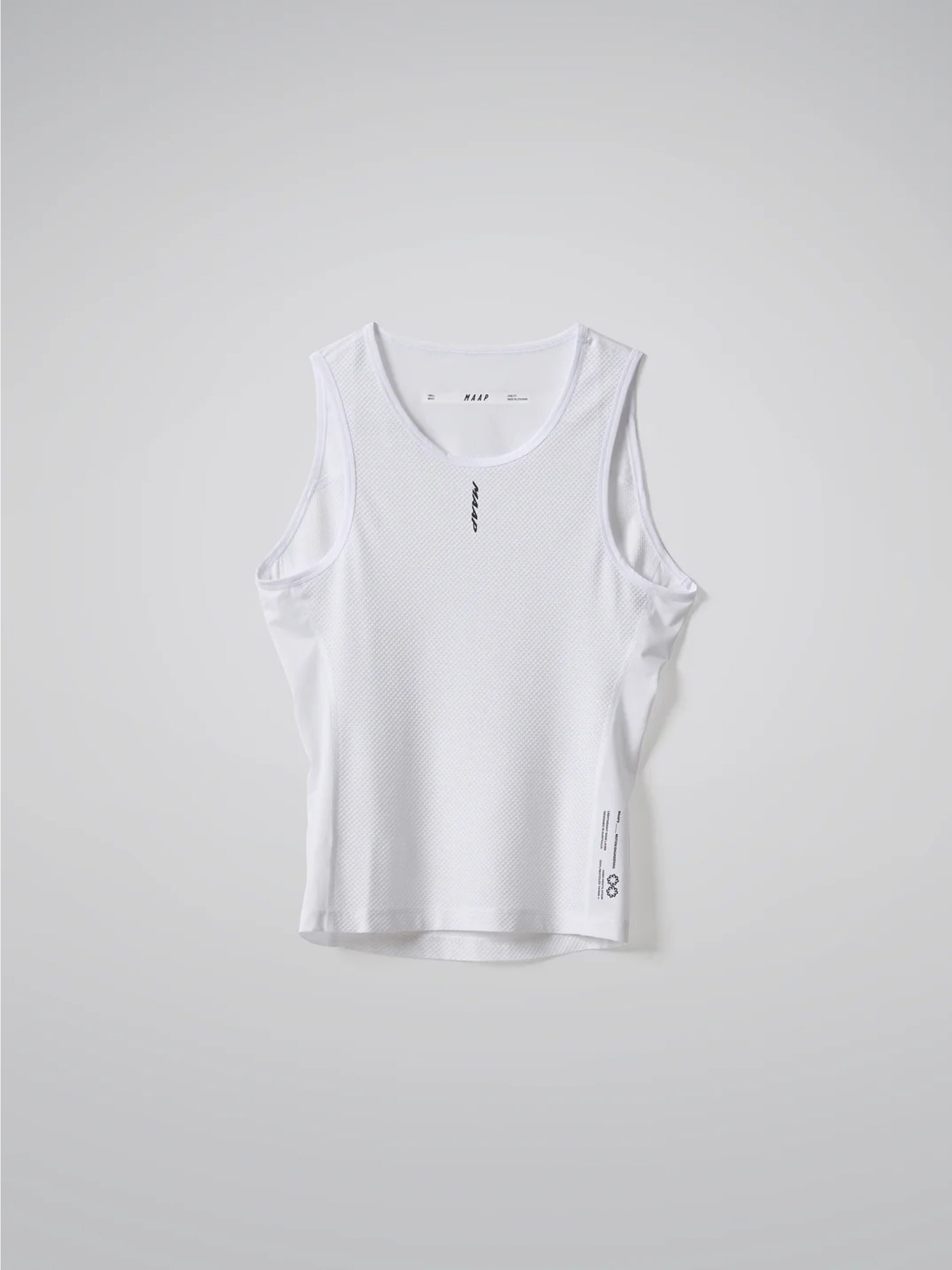 【MAAP】Team Midweight Layer 透氣內搭背心 / White 經典白
