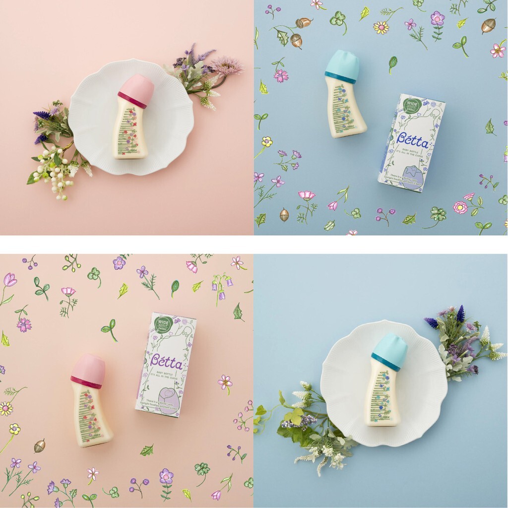 日本 Dr. Betta Brain系列 寬口奶瓶 廣口奶瓶 防脹氣奶瓶 160ml 240ml（多款可選）