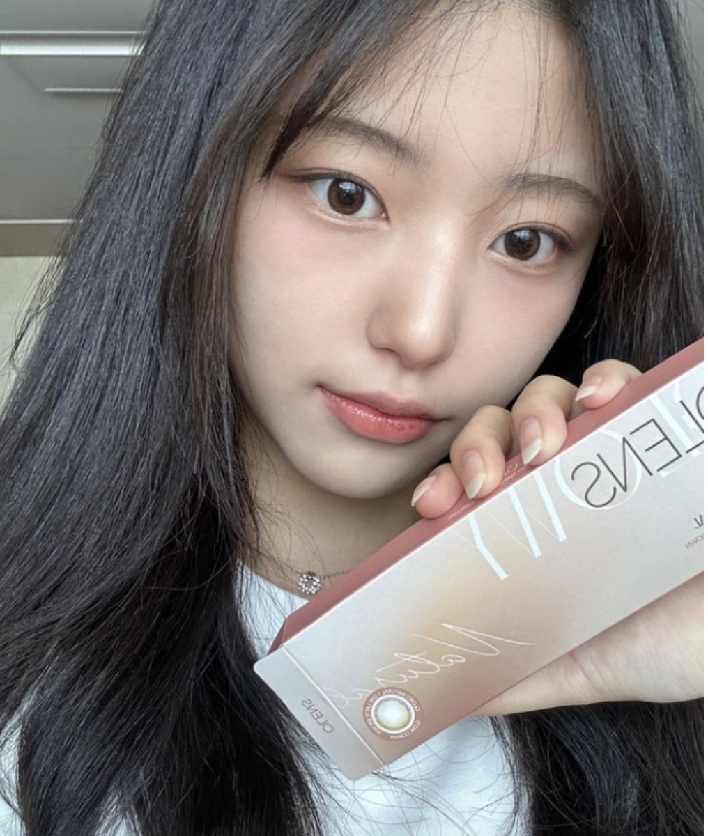 OLENS Glowy Natural 1 Day Latte Brown 琉璃拿鐵棕｜日拋彩妝隱形眼鏡｜每盒20片