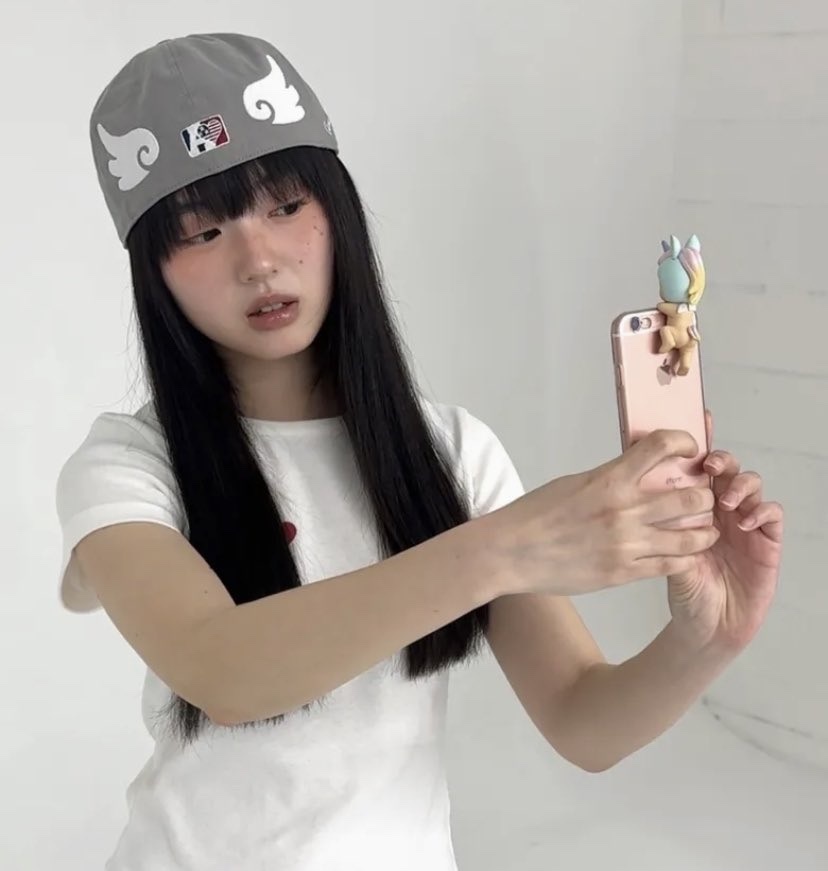 aeae - AE SYMBOL ANGEL WING CAP (GREY)