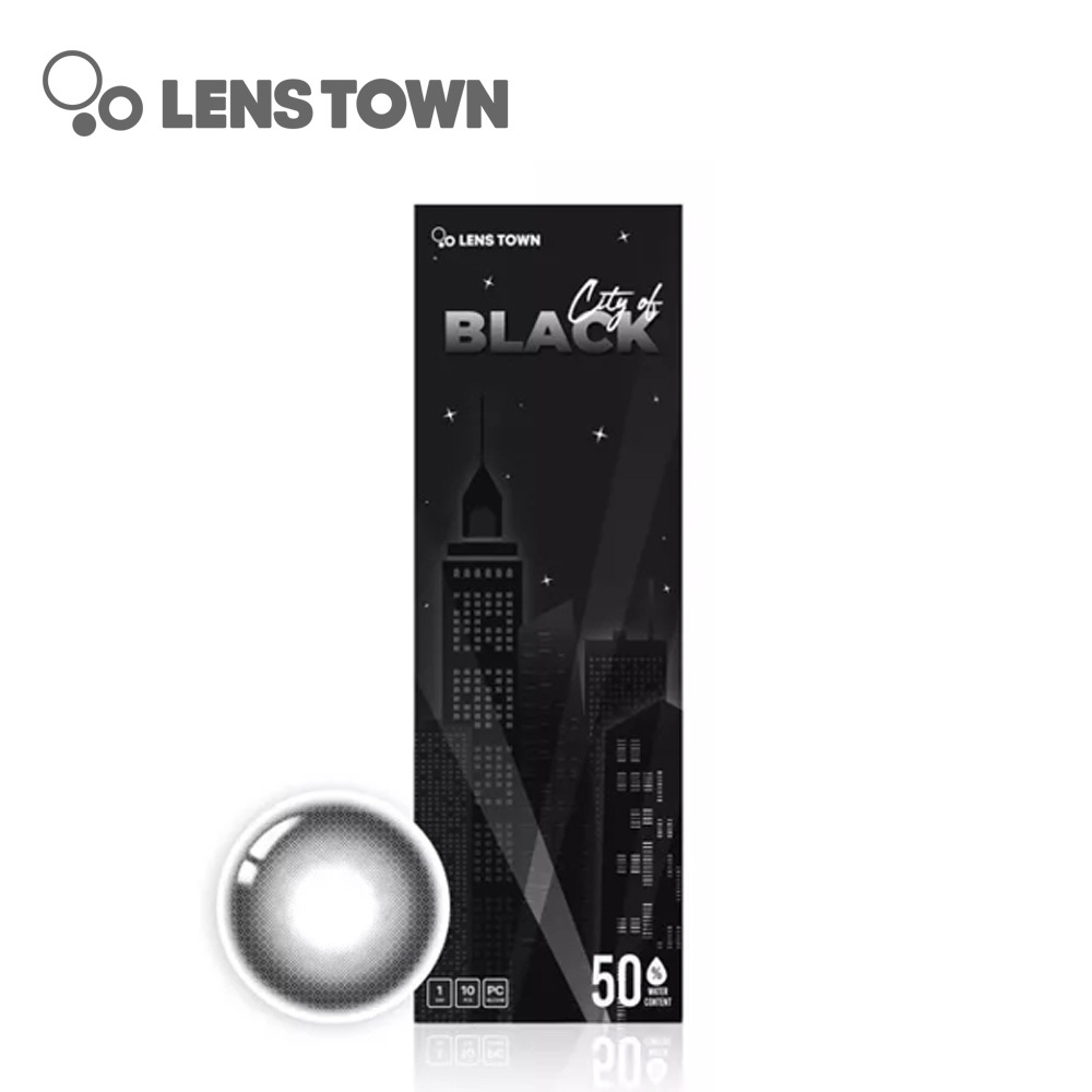 Lenstown City Of Black 1 Day 美瞳 彩色 日拋 隱形眼鏡 10片