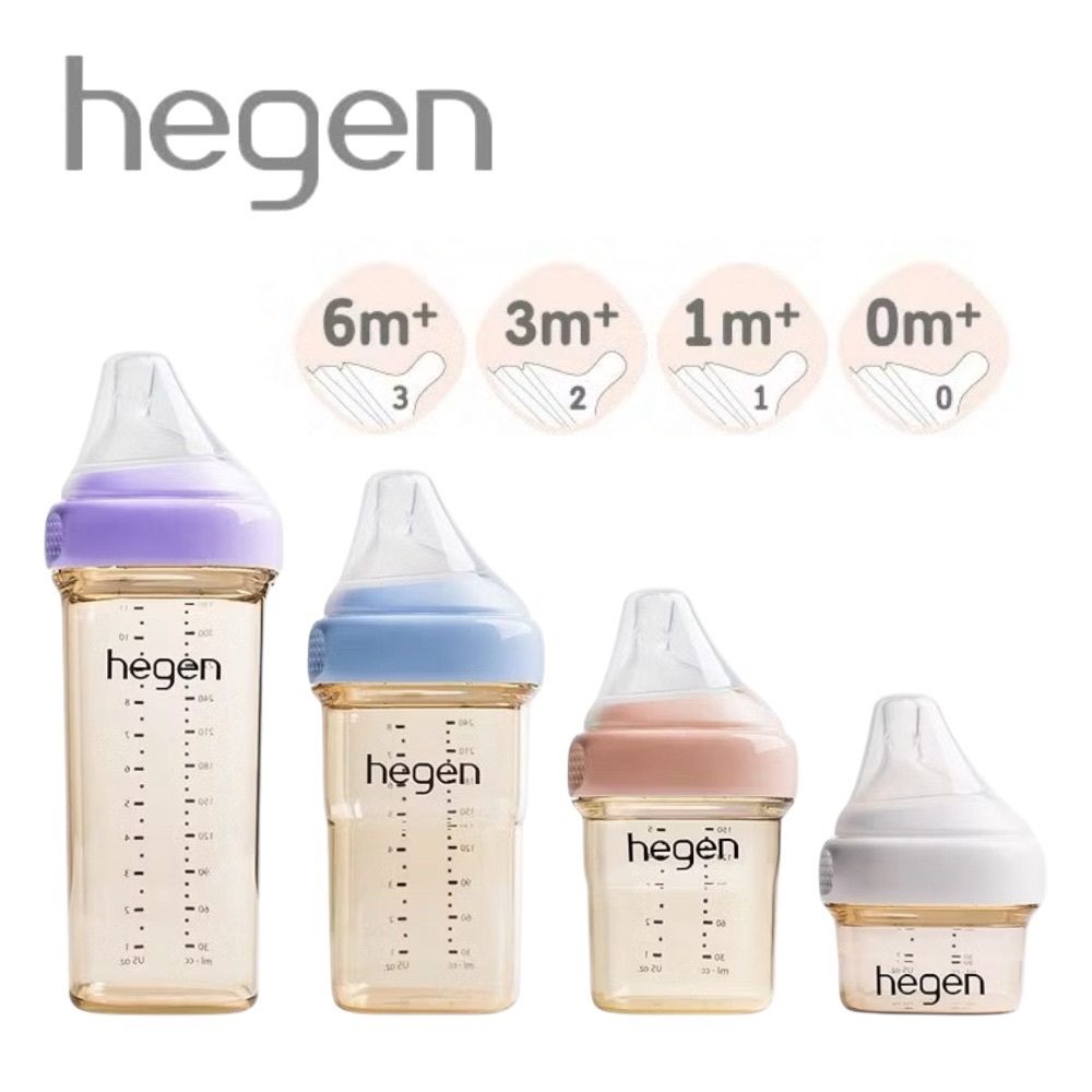 hegen 金色奇蹟 PPSU 多功能方圓型寬口奶瓶 (共七款)