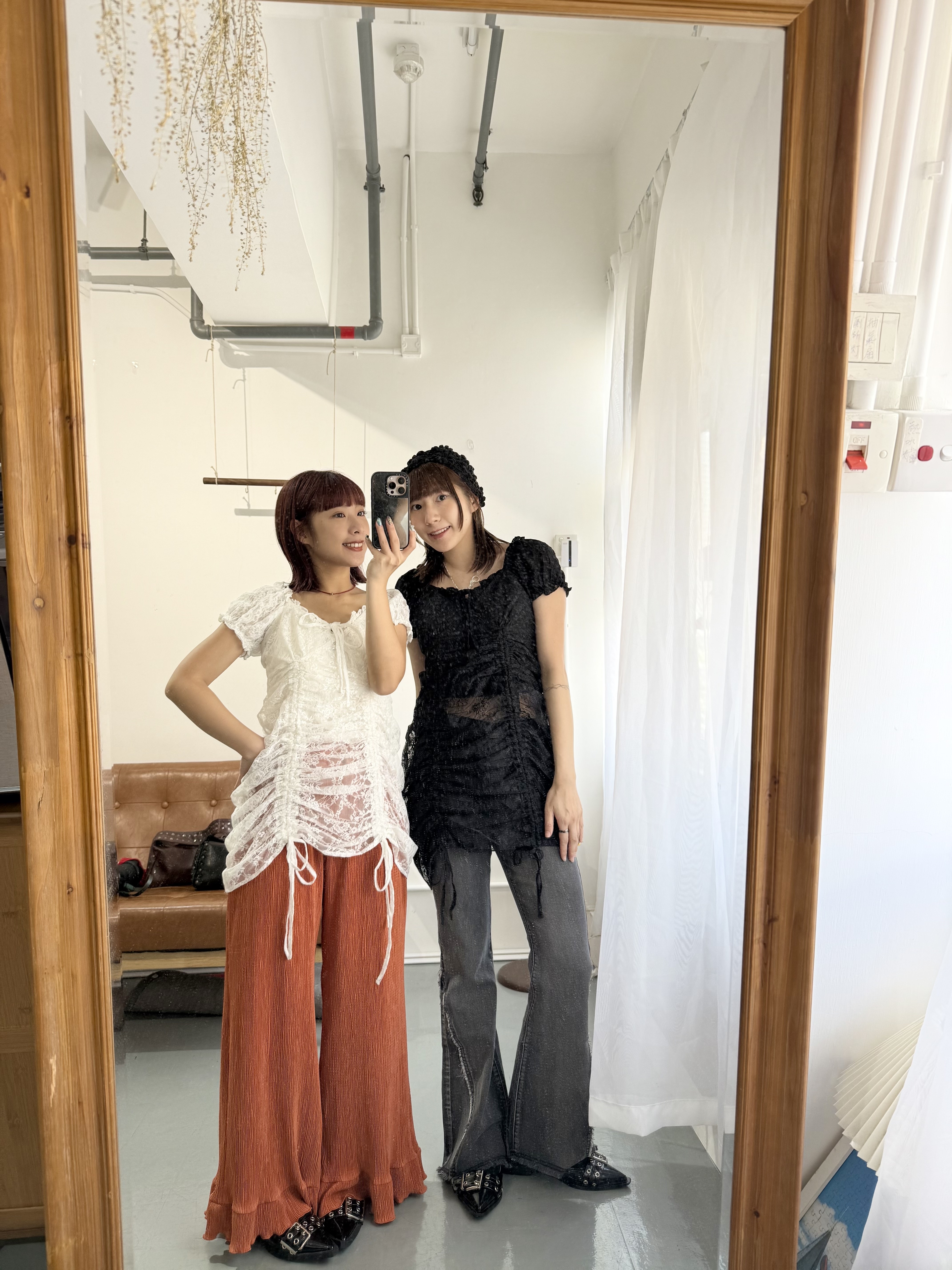 吊帶lacc抽繩短layer