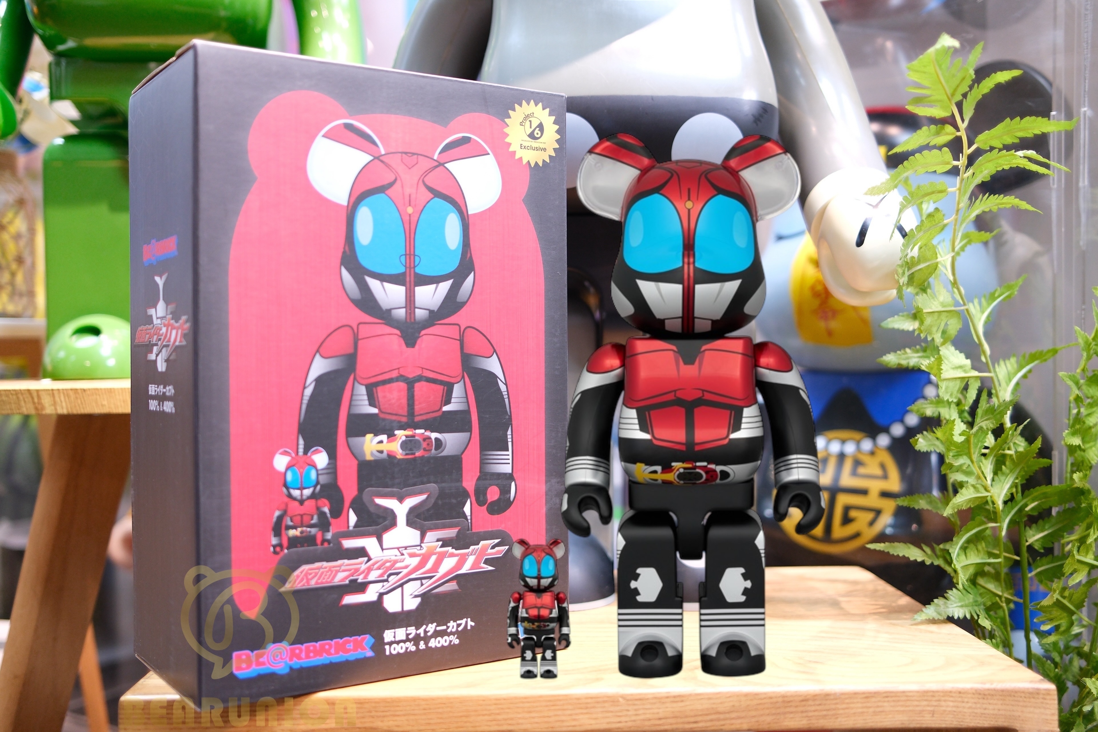 🎏預訂🎏Bearbrick 400% 100% 仮面ライダーカブト Kabuto