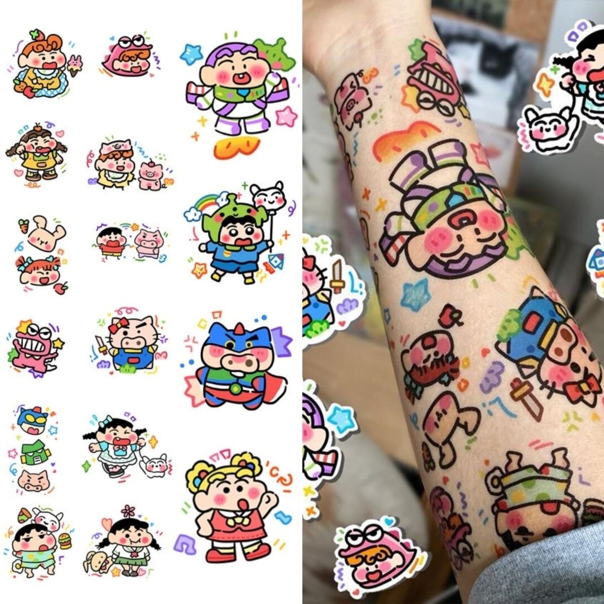 蜡笔小新纹身贴