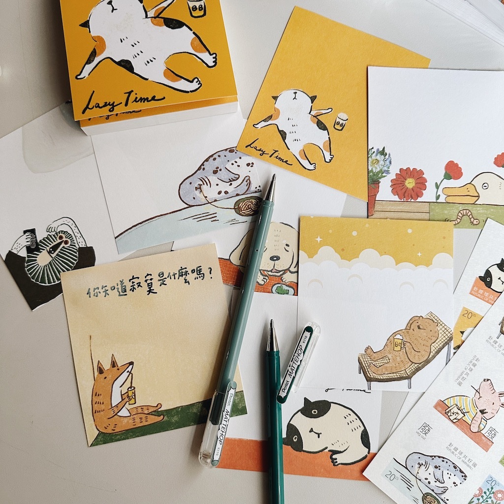 小廢物 96枚便條本｜針線球