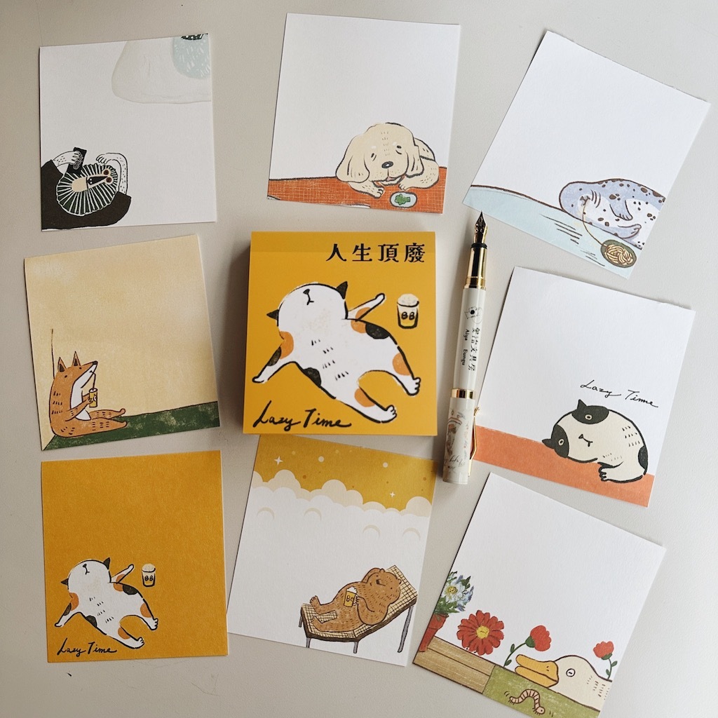 小廢物 96枚便條本｜針線球