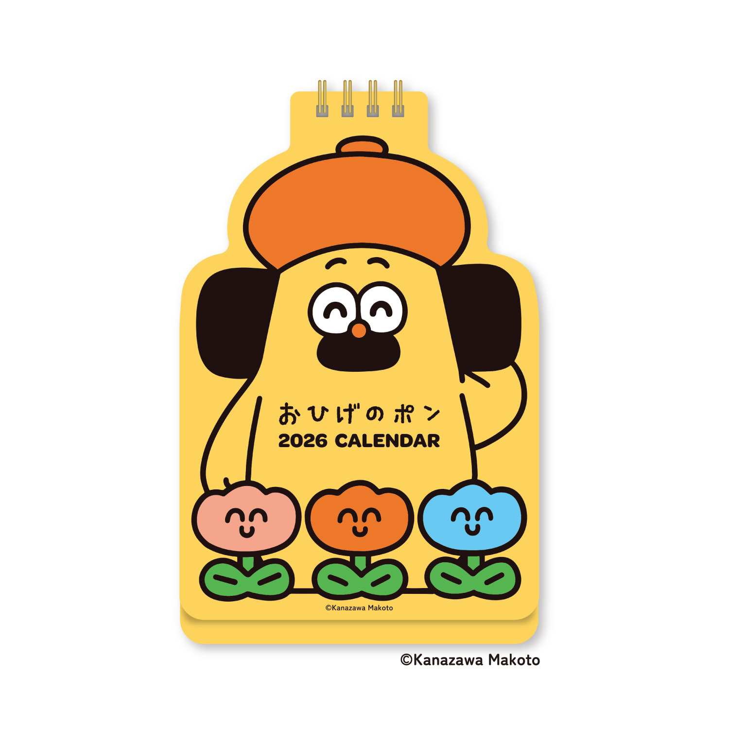2026 胡子碰碰 桌曆 桌上型月曆｜日本 曆生活