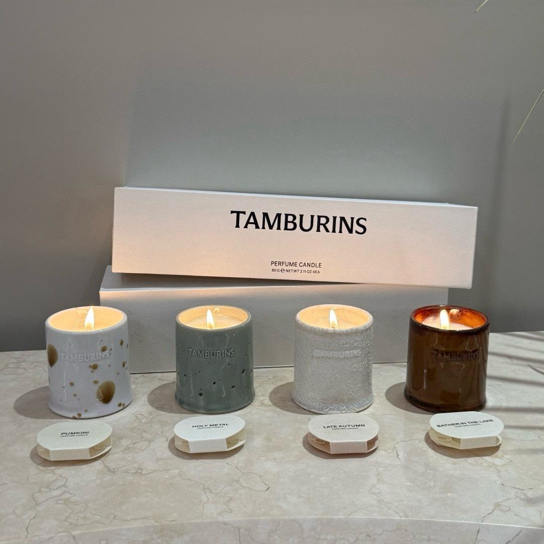 TAMBURINS 陶瓷香氛蠟燭禮盒｜迷你4味