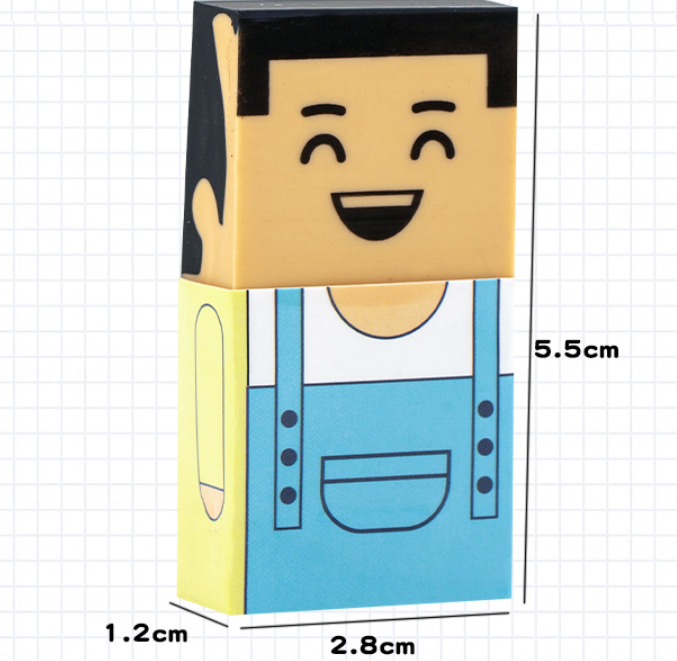 秃头橡皮擦（款式随机）
