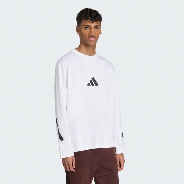 Adidas 愛迪達 M Z.n.e. Ls Tee KE4903 男 長袖上衣 休閒長袖 白 亞版