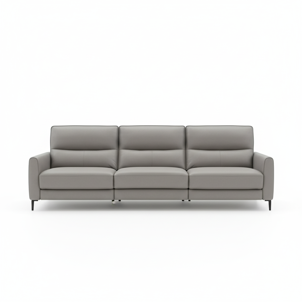 維克多︱雙電動全牛皮沙發︱5人位