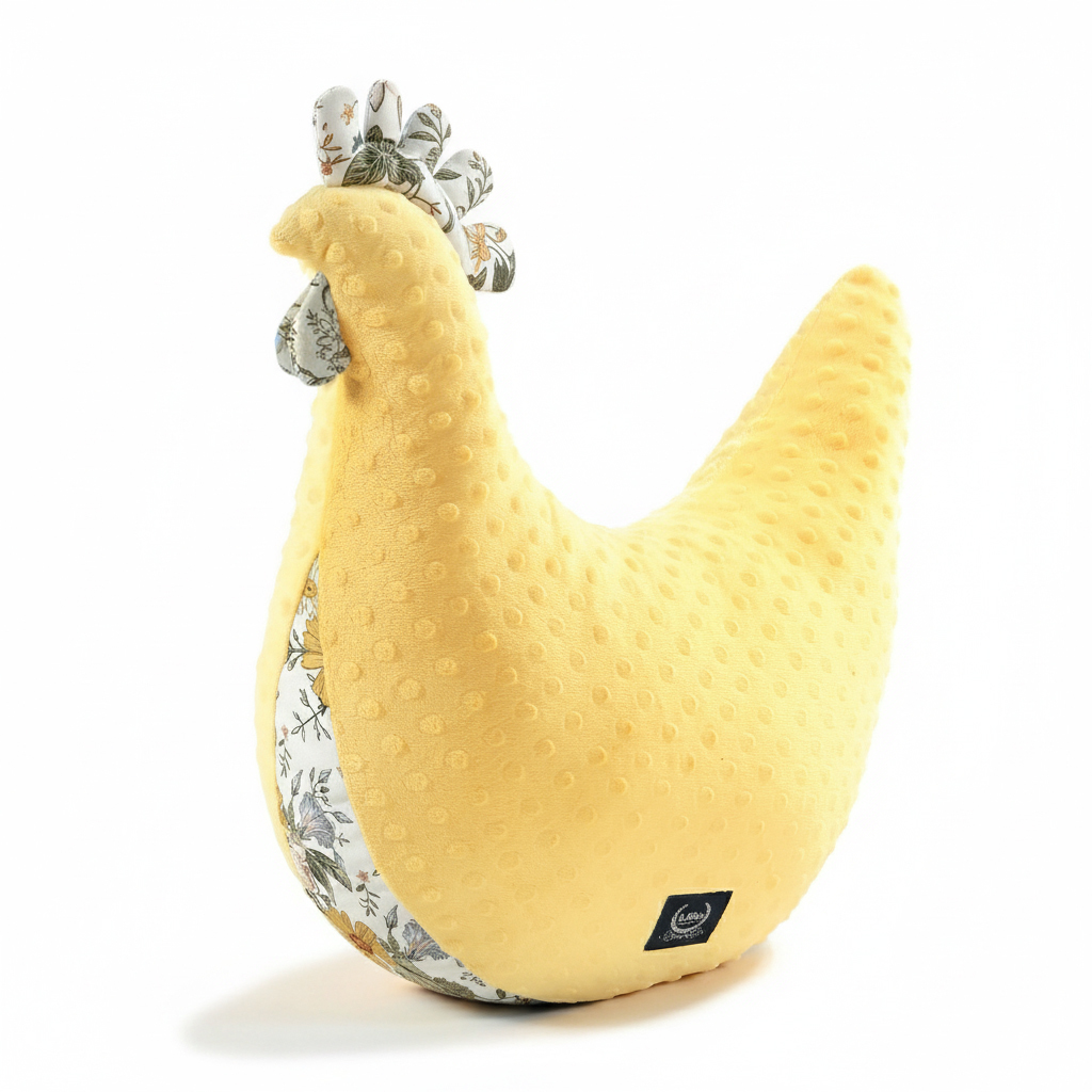 La Millou波蘭 黛安奶奶的雞加大｜豆豆哺乳枕｜清恬芒果黃