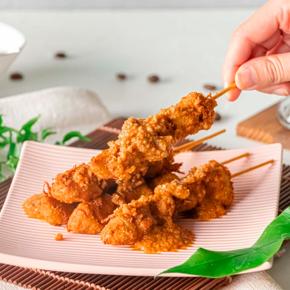 大瑪沙爹串燒10串(含醬/純素)