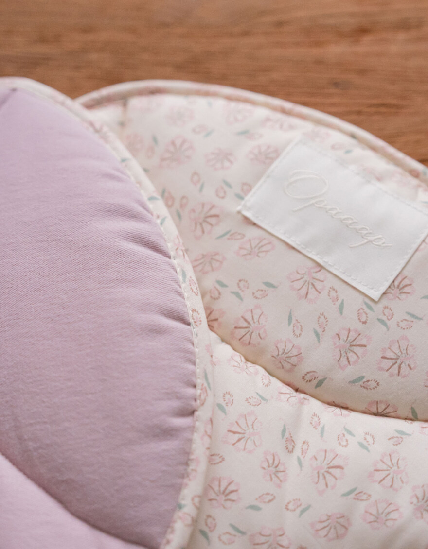 OPAAAP 粉紅小花泡芙推車底墊