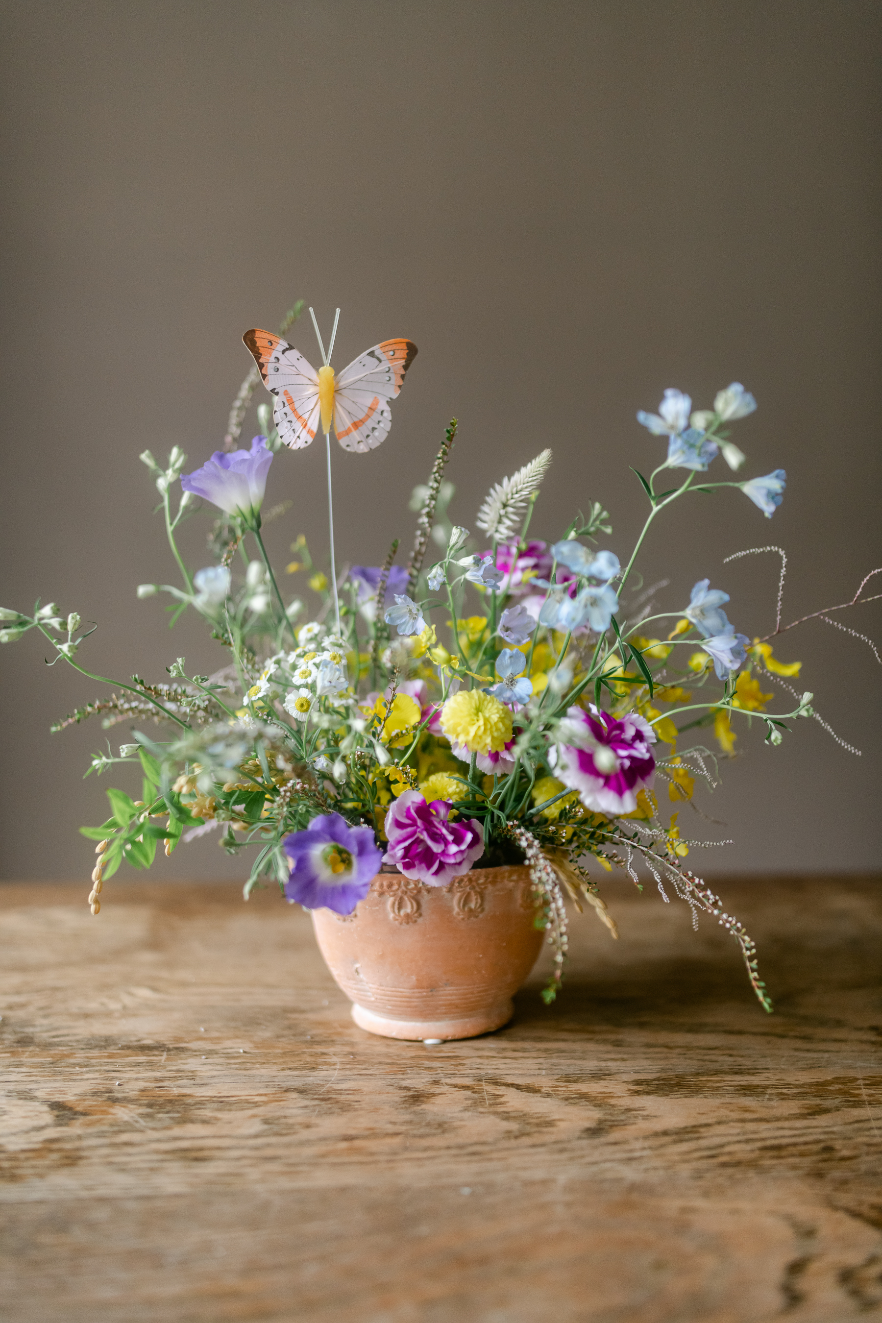 森林裡的花畫家 | 桌花