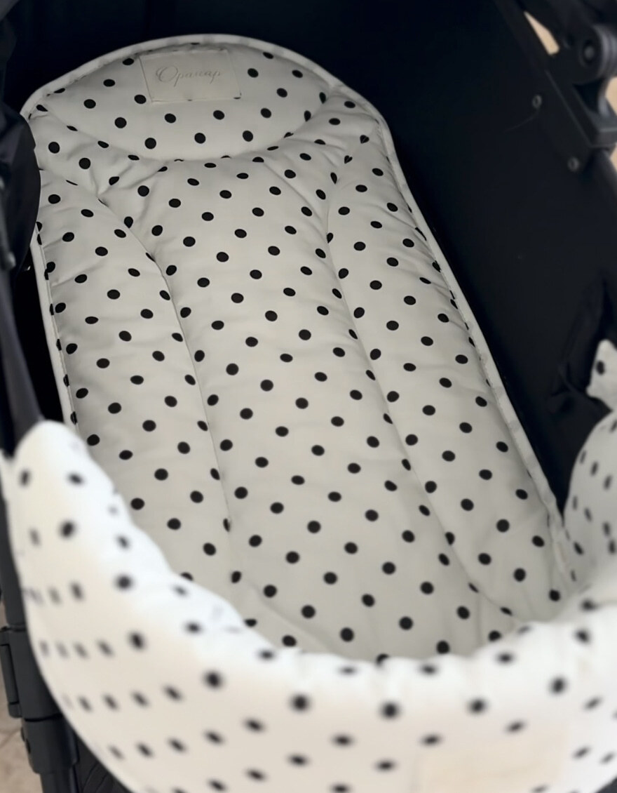 OPAAAP 牛奶點點泡芙推車底墊