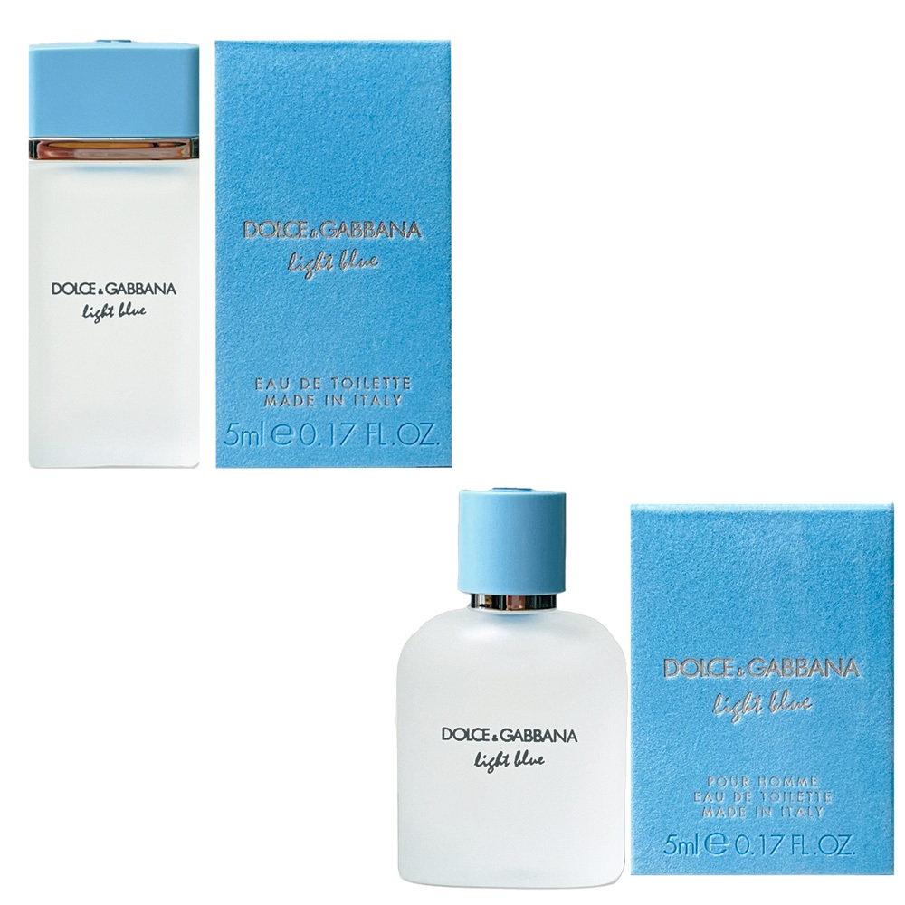Dolce & Gabbana D&G 淺藍NEW 男性/女性淡香水 5ml 小香 - 任選