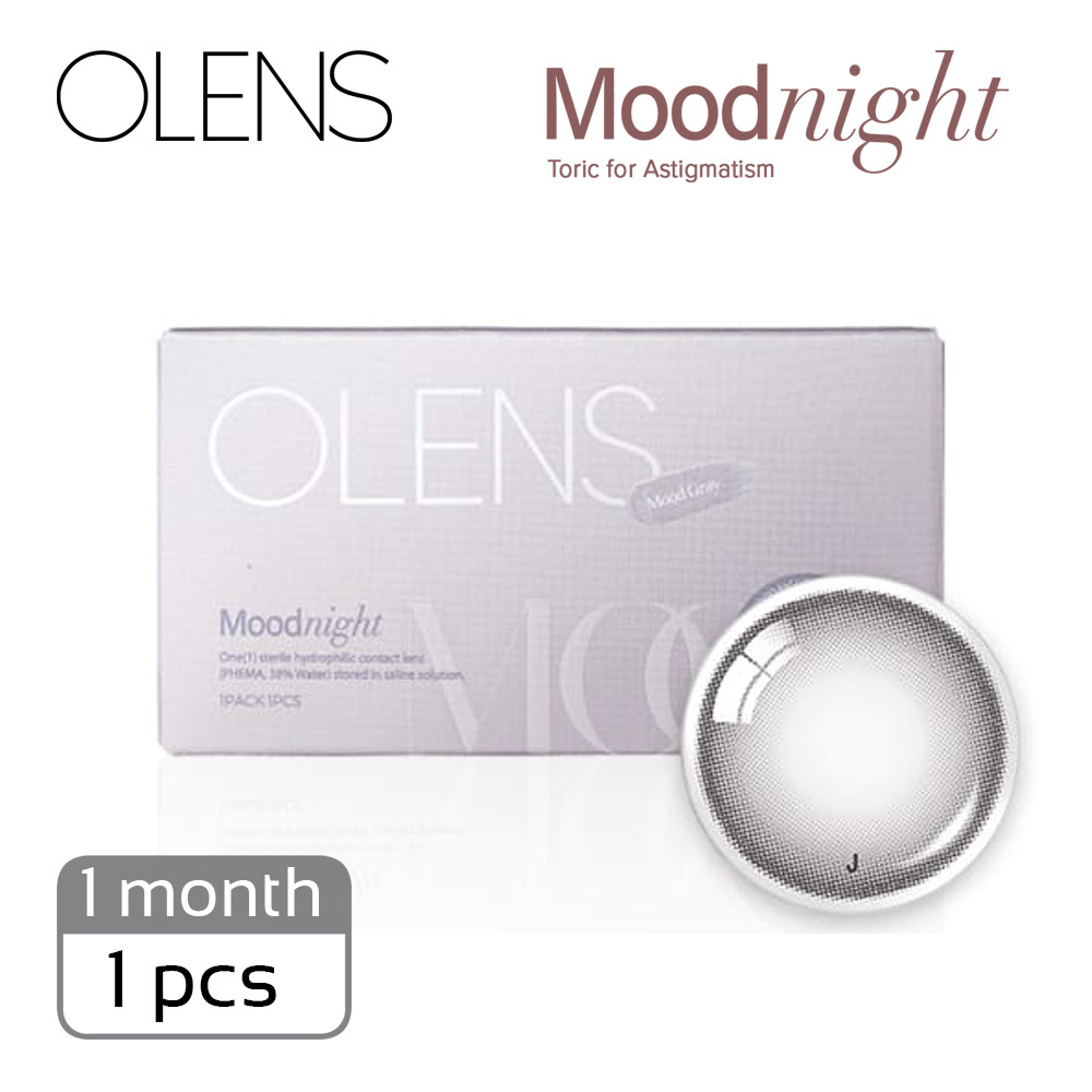 Olens Mood Night 散光 1 Month 美瞳 月拋 彩色 隱形眼鏡 1片